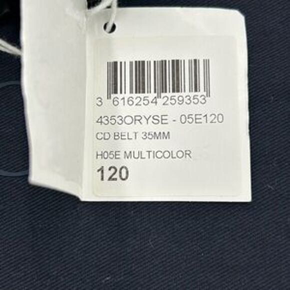 Men's Dior oblique jacquard reversible belt size 120 cm/46 inches made in Italy - Picture 10 of 13